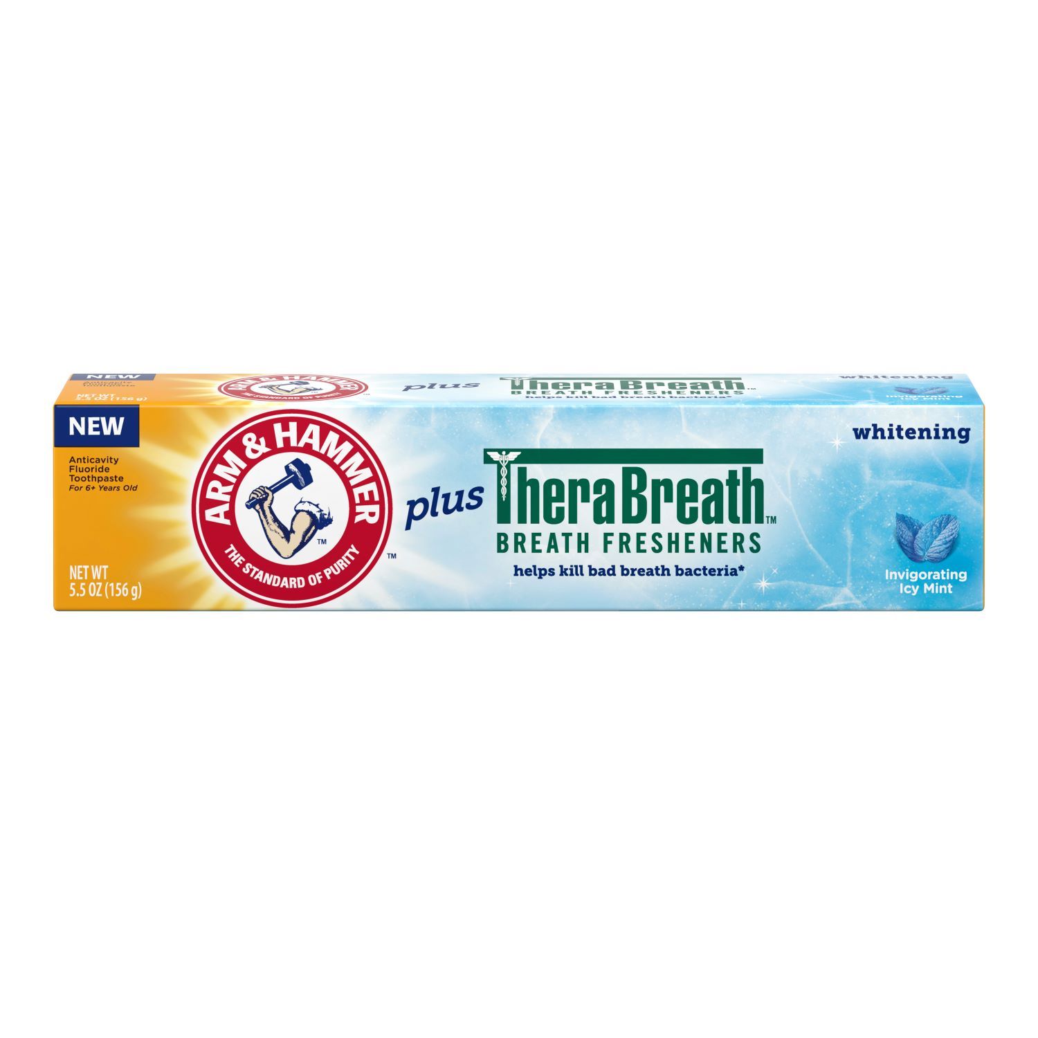 ยาสีฟัน ARM & HAMMER Plus TheraBreath ใหม่ มีคุณสมบัติช่วยให้ลมหายใจสดชื่นและขาวกระจ่างใส