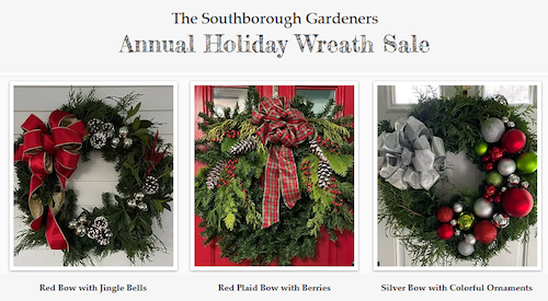 Southborough Gardeners Wreaths Fundraiser – เซาท์โบโรห์ของฉัน