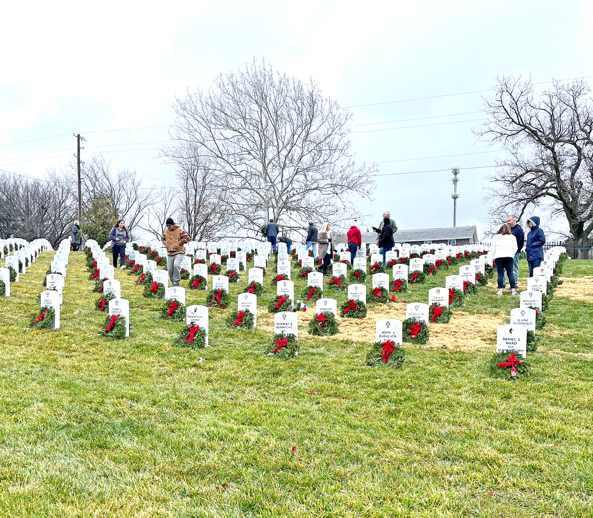 ชุมชนแคนซัสจะเข้าร่วมใน Wreaths Across America