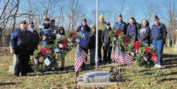 งาน Wreaths Across America Eevent จัดขึ้นที่ Tranquility Cemetery