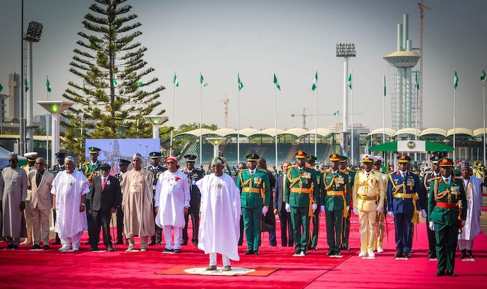 วันรำลึกถึงกองทัพ: Shettima, Akpabio, Abbas, Akume Lay Wreath ที่ Arcade