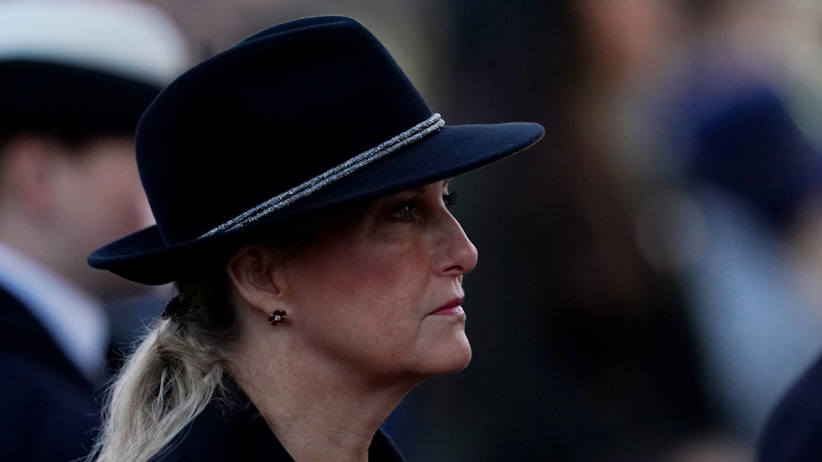 Duchess Sophie เพิ่มขอบระยิบระยับเพื่อดูดูในขณะที่เติมเต็มสำหรับ King Charles