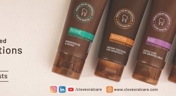 Clove Oral Care เปิดตัวยาสีฟันและแปรงสีฟันทันตแพทย์